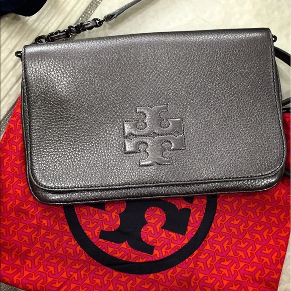 COPY - Tory Burch leather Crossbody Bag with dust bag - Picture 2 of 6